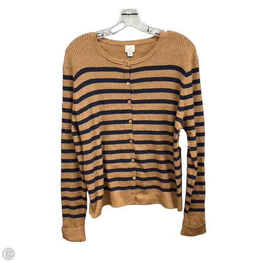 Cardigan By A New Day In Striped Pattern, Size: Xxl