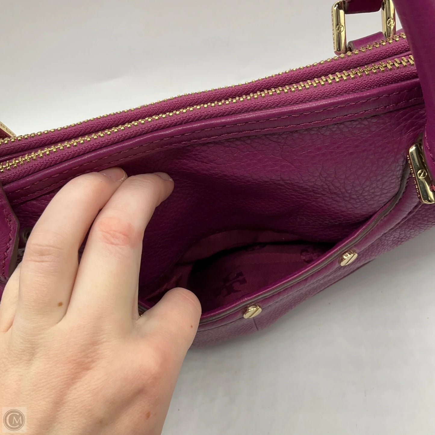 Handbag Designer By Tory Burch, Size: Medium