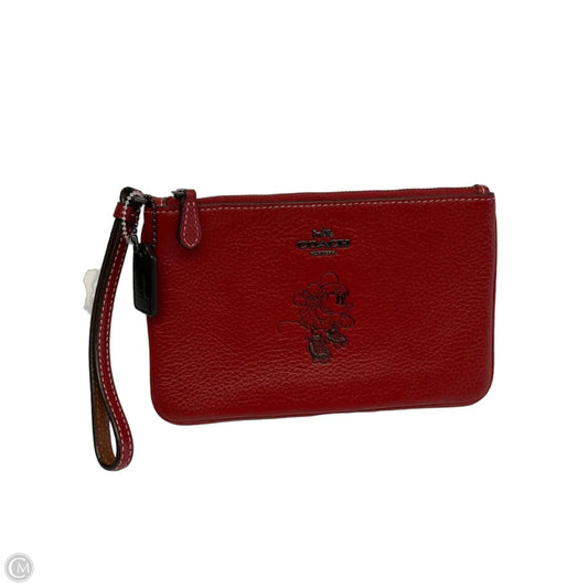 Wristlet Designer By Coach, Size: Medium