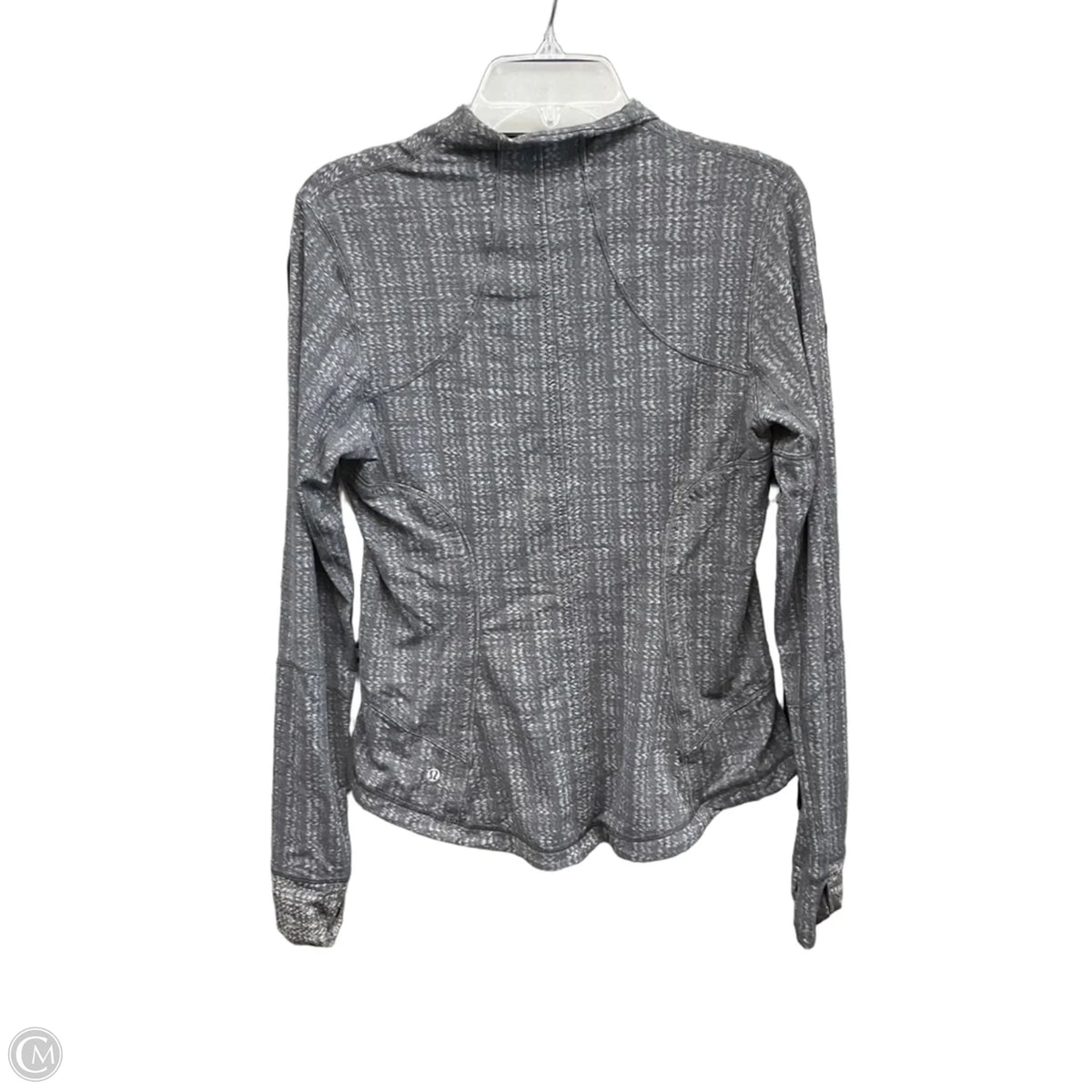 Athletic Jacket By Lululemon In Grey, Size: 6