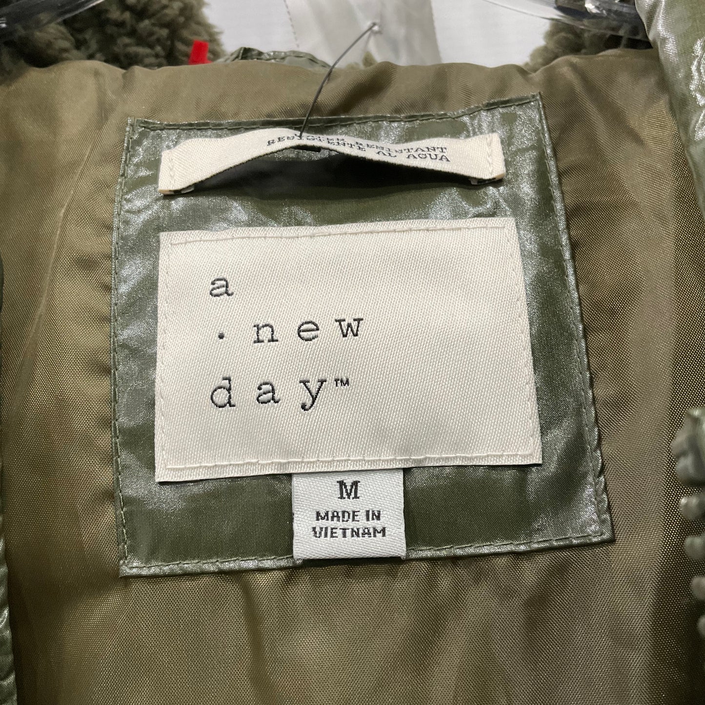 Jacket Puffer & Quilted By A New Day In Green, Size: M