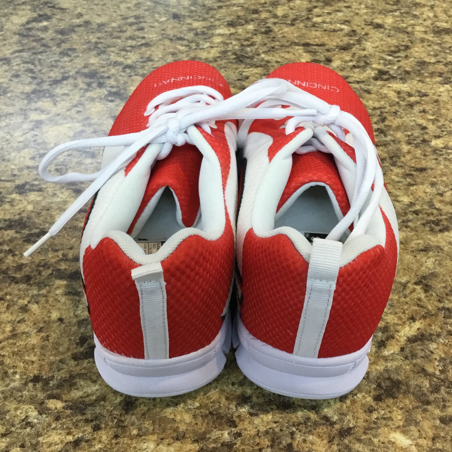 Red Shoes Sneakers Cmf, Size 10