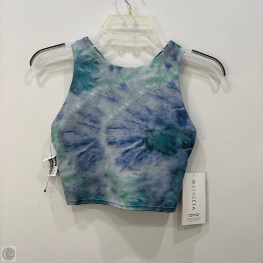Athletic Bra By Athleta In Tie Dye Print, Size: Xs