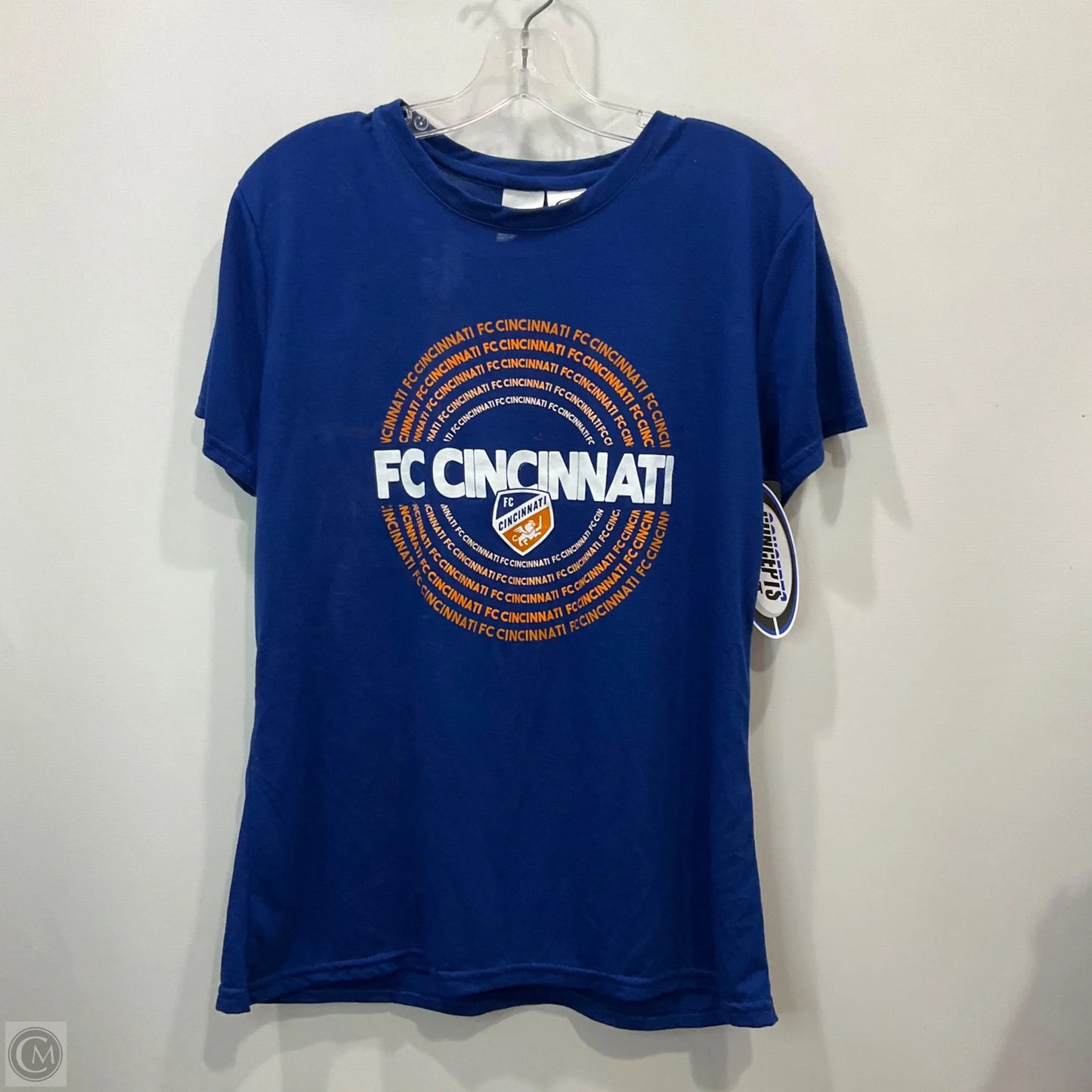 Top Short Sleeve By Concepts In Blue, Size: Xl