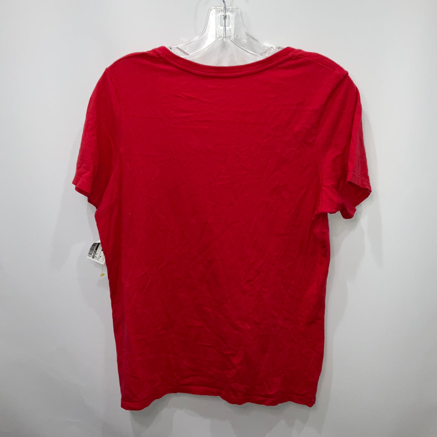 Red Top Short Sleeve Champion, Size Xl