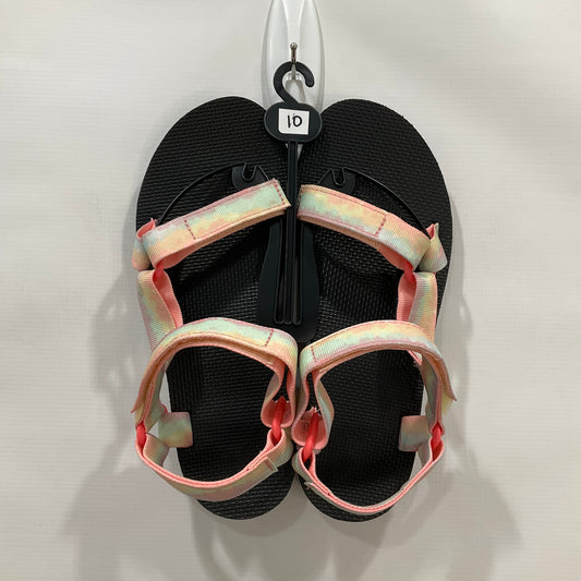 Tie Dye Sandals Flats Teva, Size 10