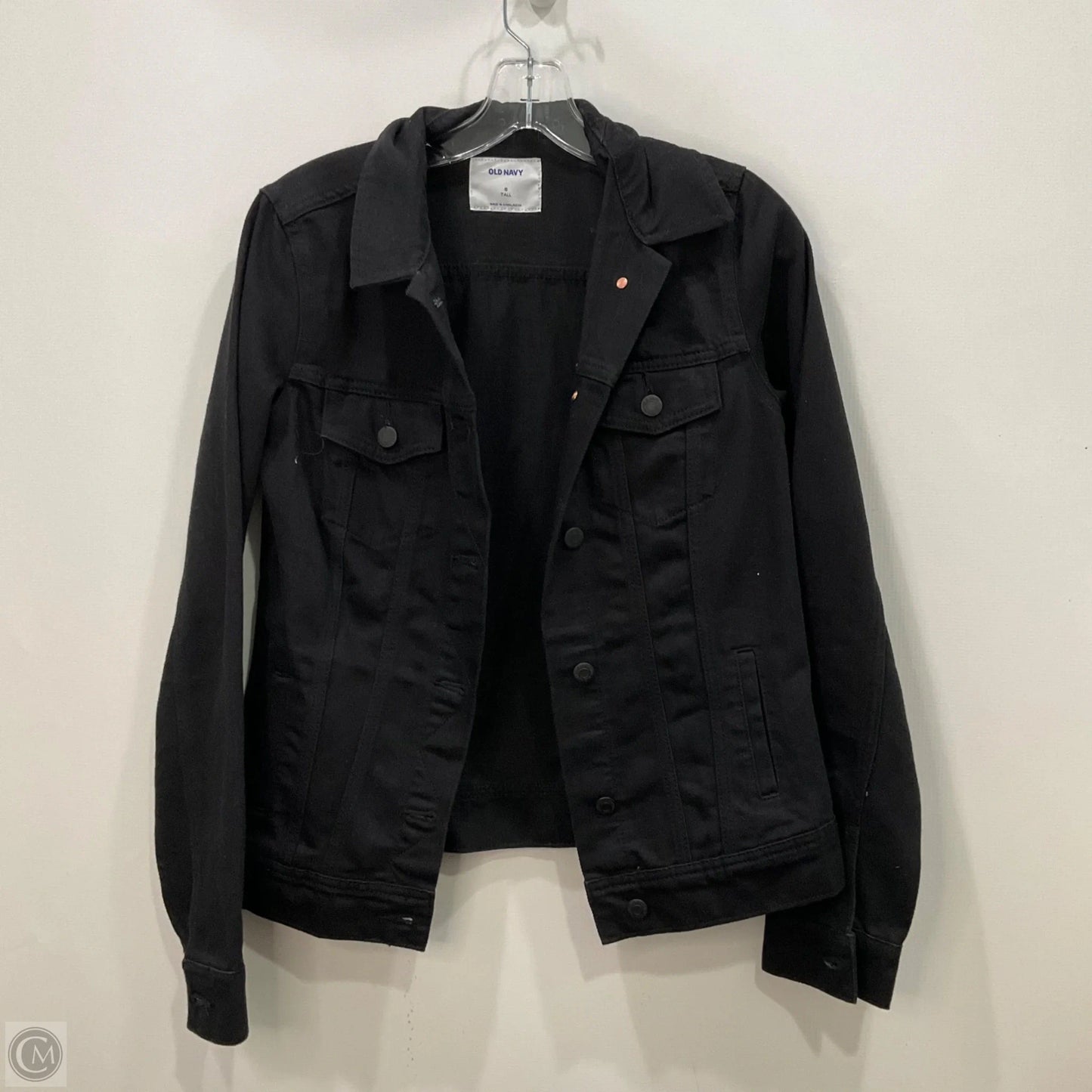 Jacket Denim By Old Navy In Black, Size: S