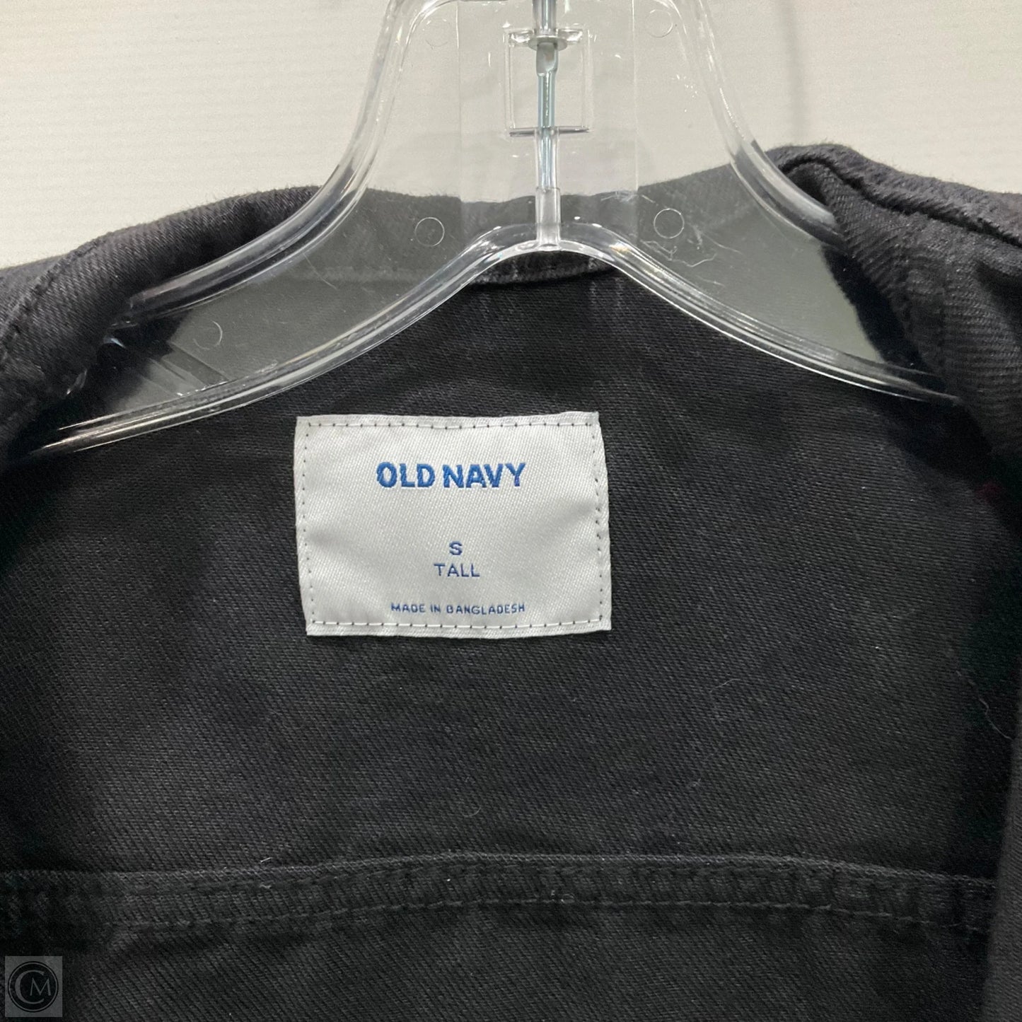 Jacket Denim By Old Navy In Black, Size: S