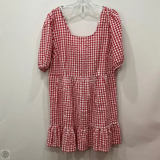 Dress Casual Midi By Loft In Red, Size: 16