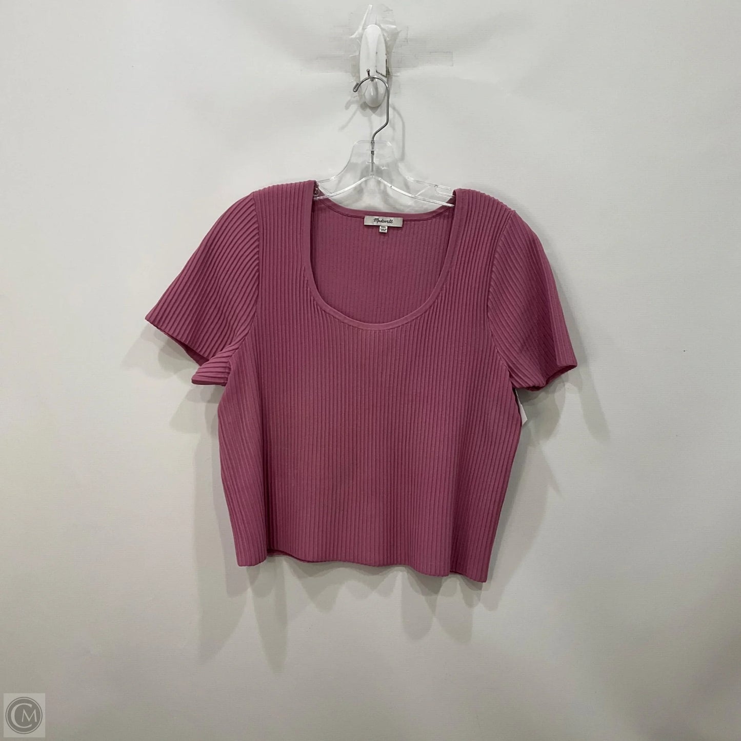 Top Short Sleeve By Madewell In Pink, Size: Xxl