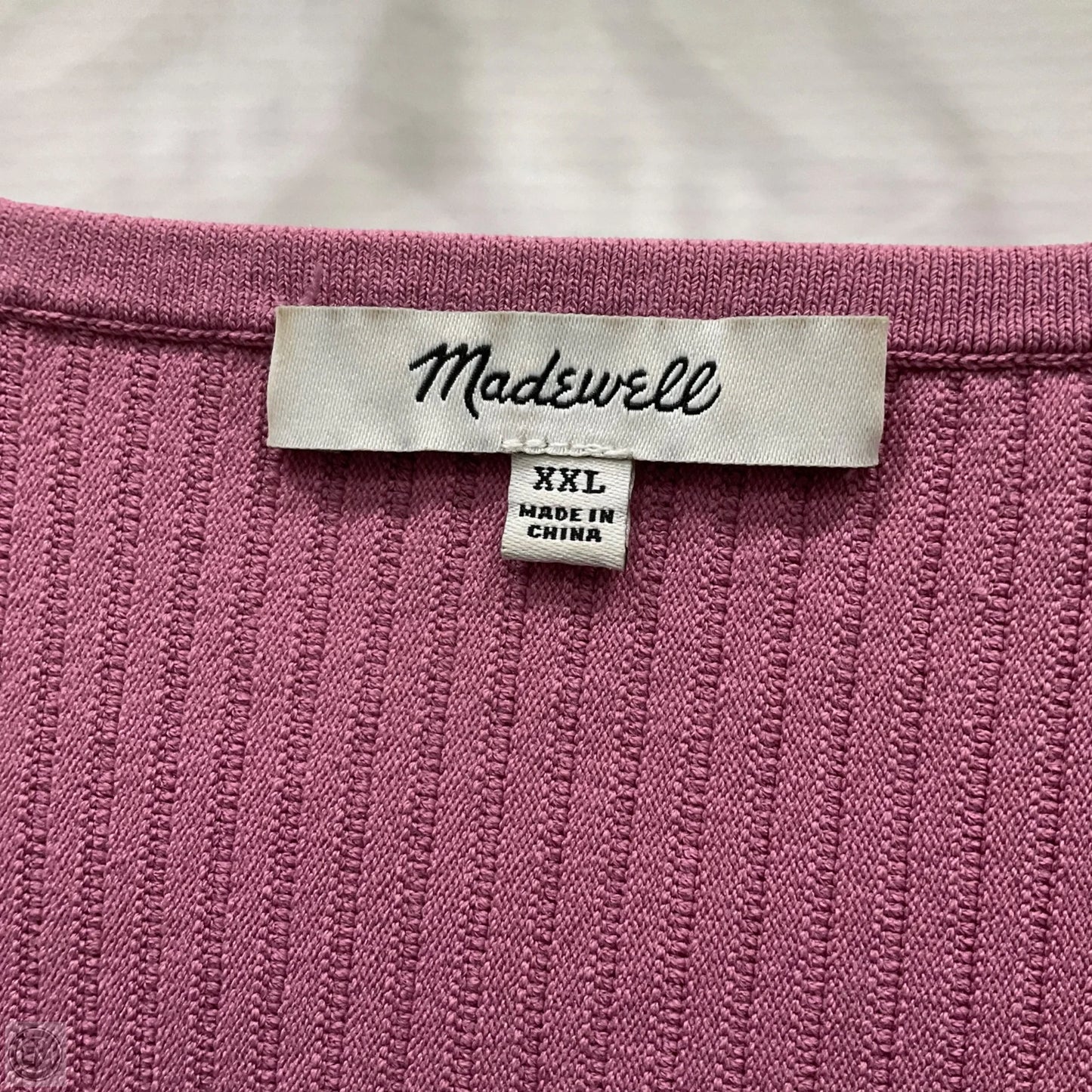 Top Short Sleeve By Madewell In Pink, Size: Xxl