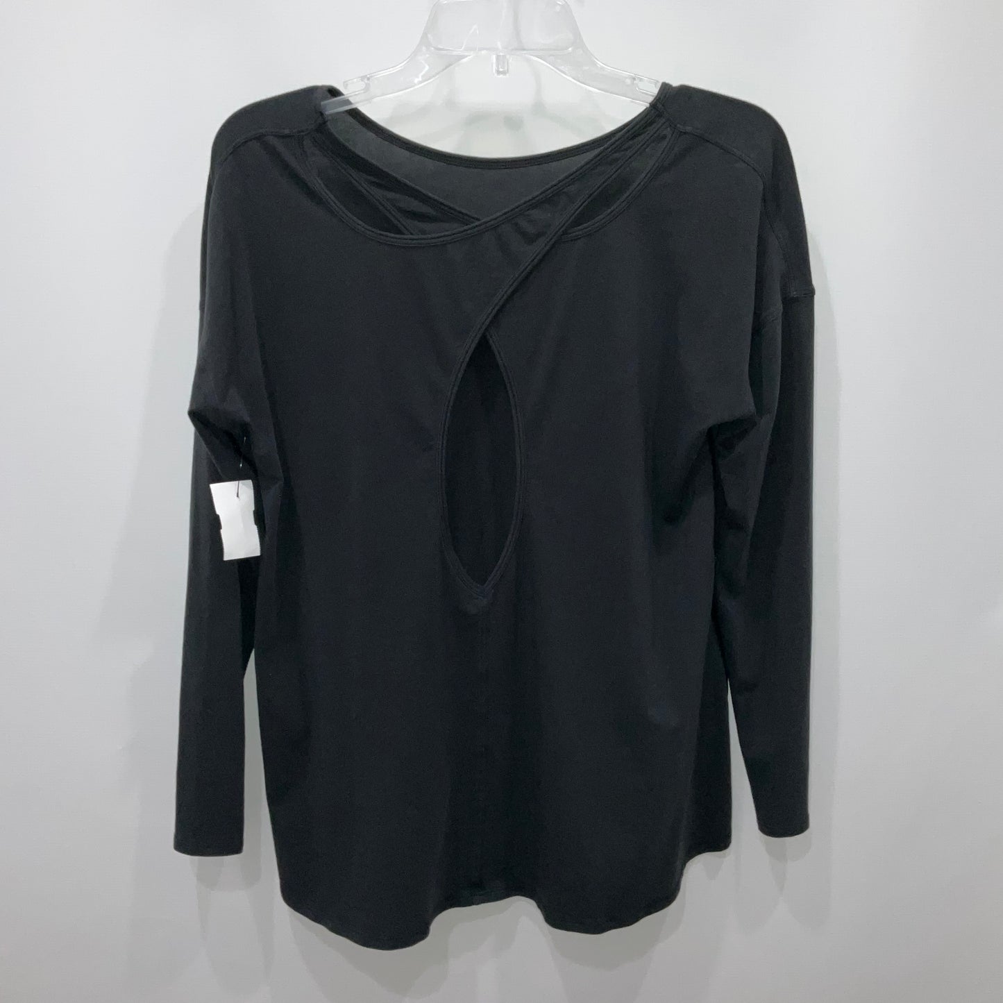 Athletic Top Long Sleeve Crewneck By Lululemon In Black, Size: 6