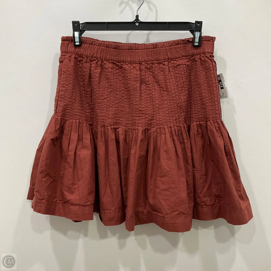 Skirt Mini & Short By Anthropologie In Red, Size: Xs