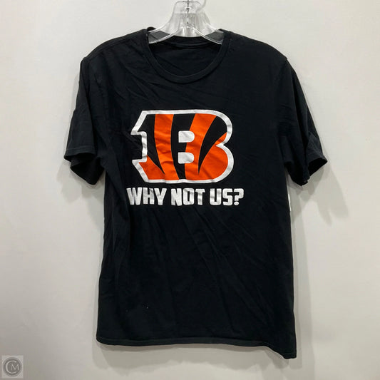 Top Short Sleeve By Clothes Mentor In Black, Size: M