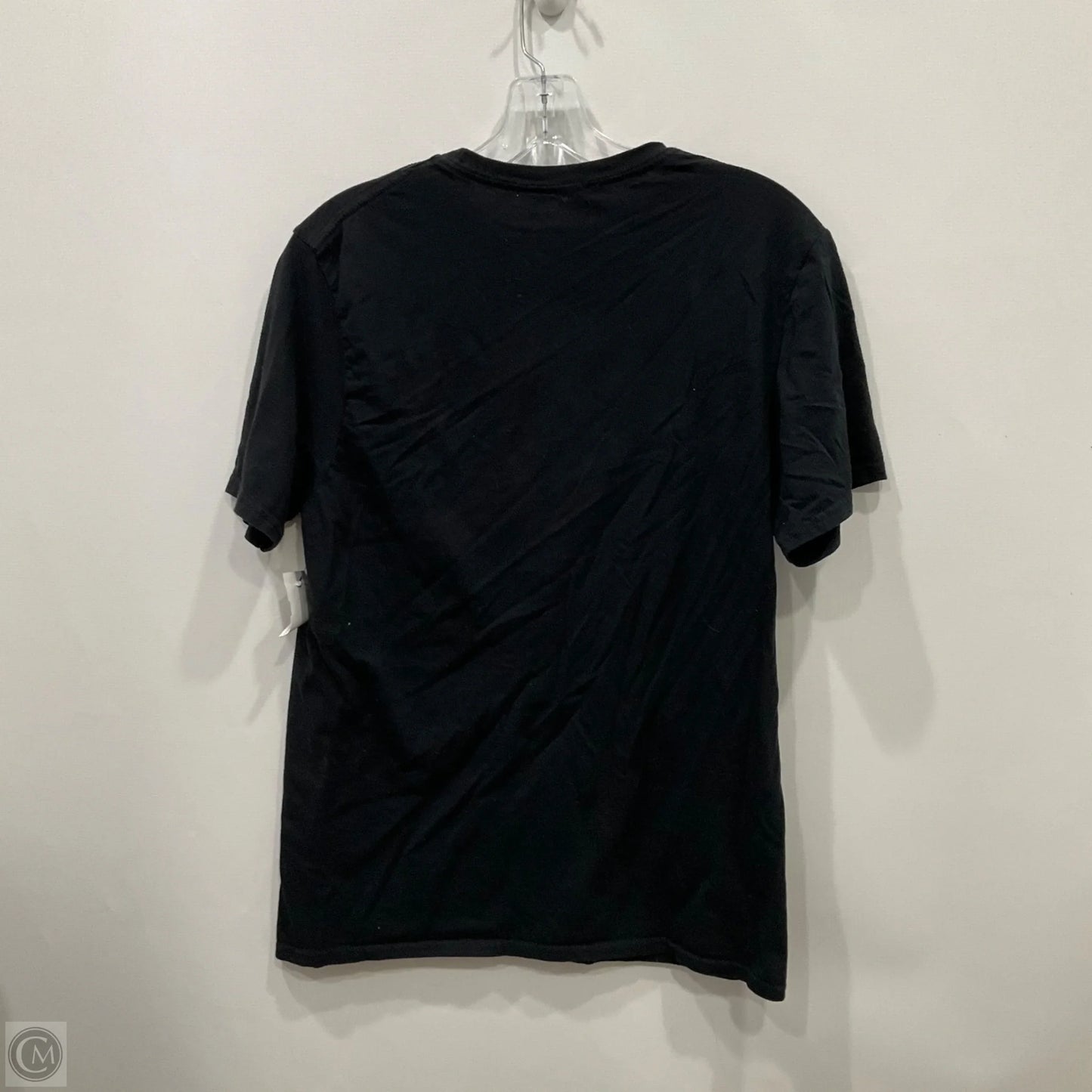 Top Short Sleeve By Clothes Mentor In Black, Size: M
