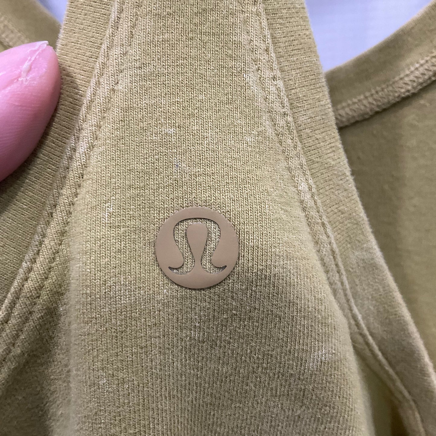 Athletic Tank Top By Lululemon In Green, Size: 6