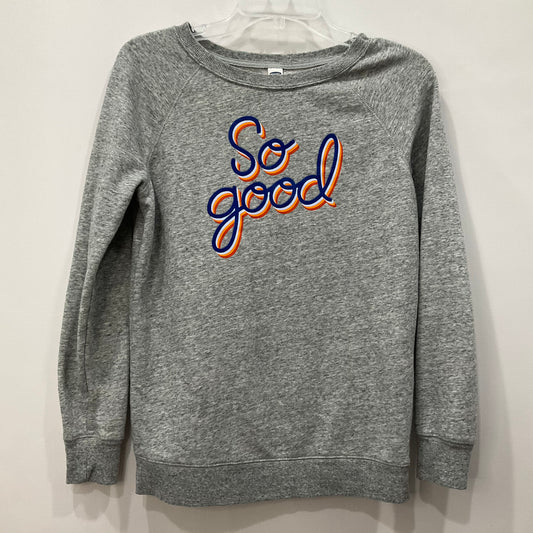 Sweatshirt Crewneck By Old Navy In Grey, Size: Xs