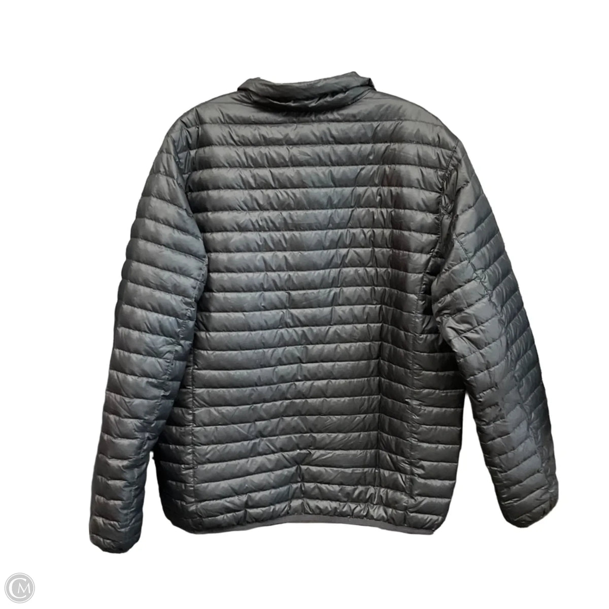 Jacket Puffer & Quilted By Eddie Bauer In Grey, Size: L