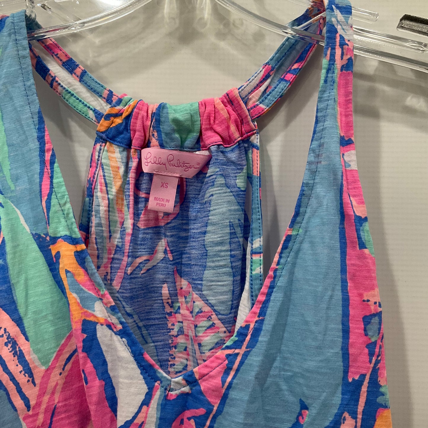 Floral Print Top Sleeveless Lilly Pulitzer, Size Xs