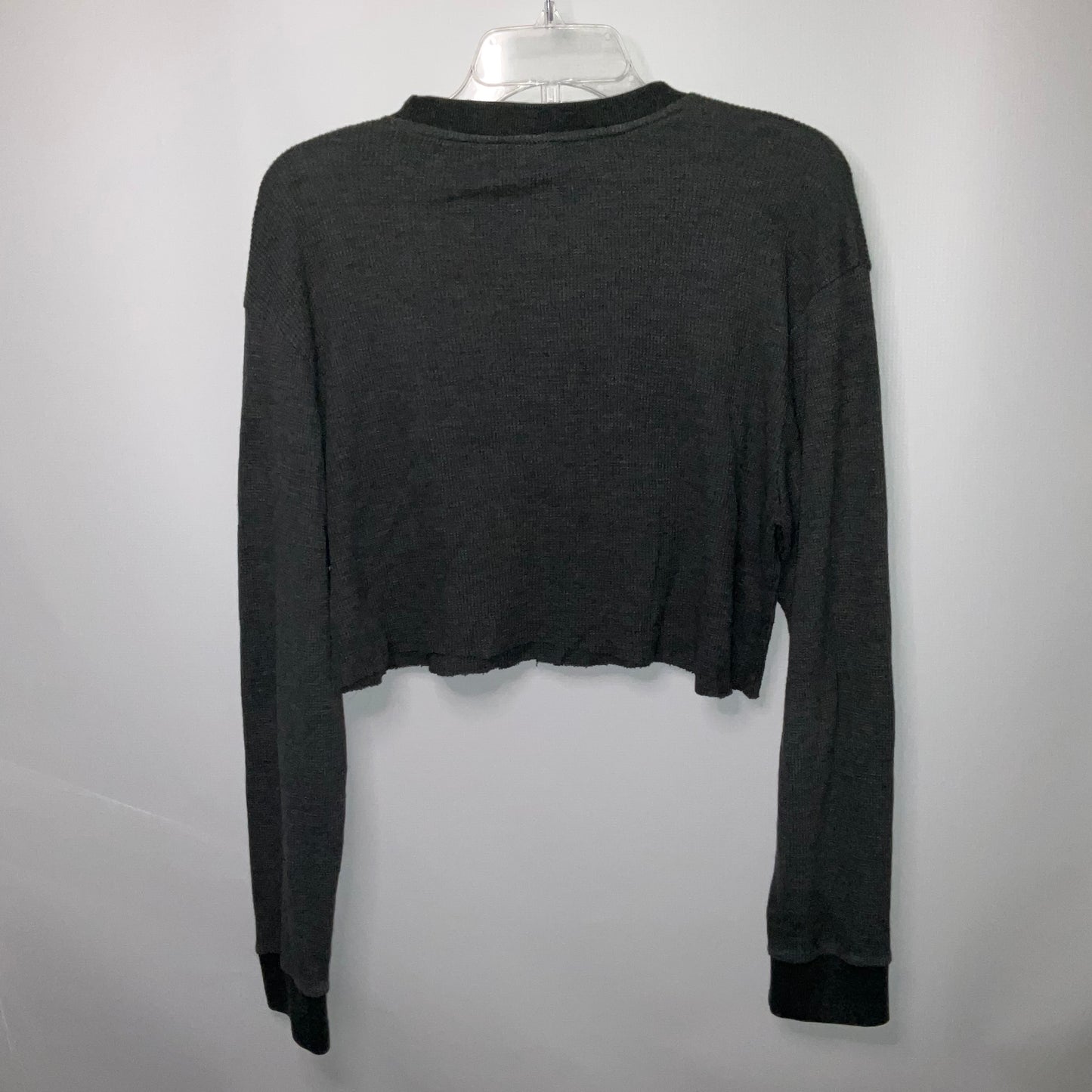 Grey Top Long Sleeve Clothes Mentor, Size Xl