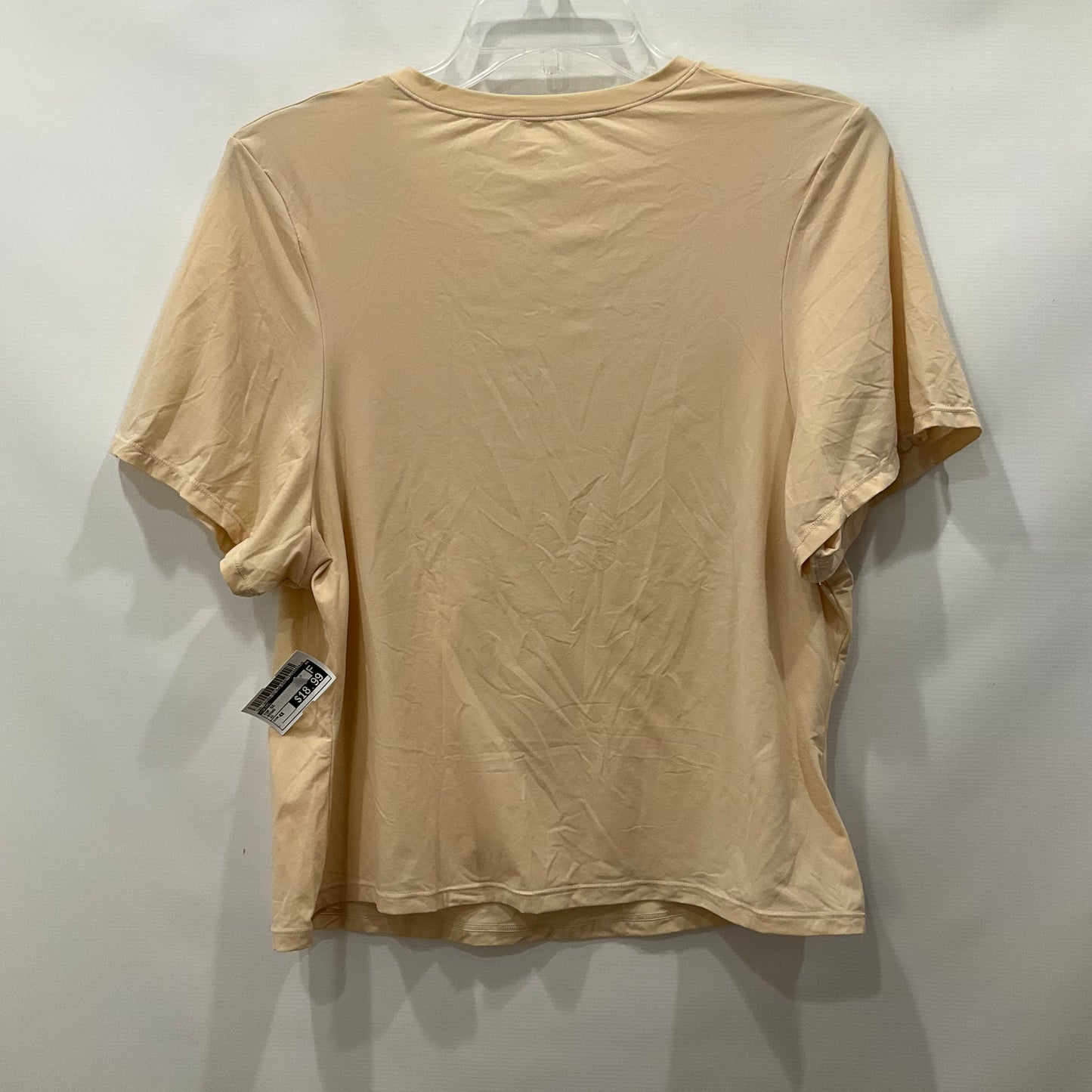 Brown Top Short Sleeve Skims, Size 4x