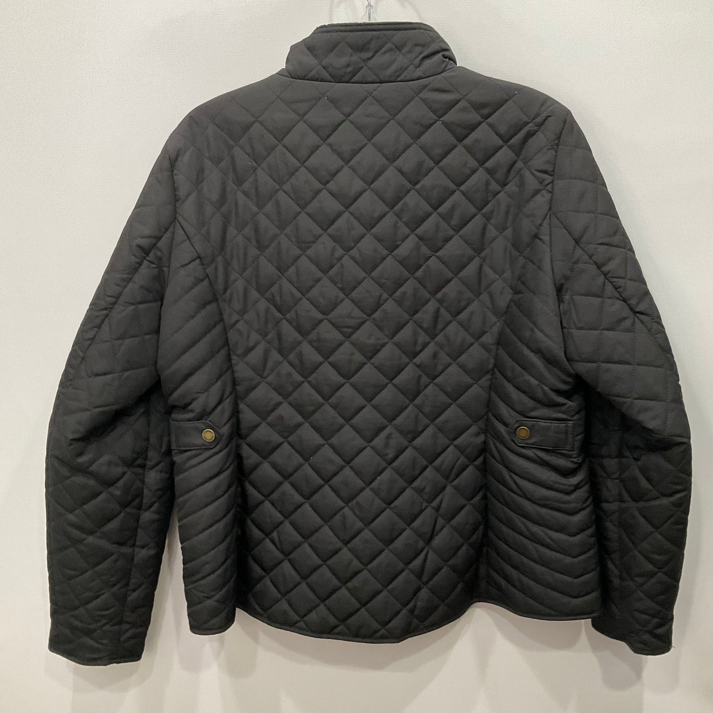 Jacket Puffer & Quilted By Tommy Hilfiger In Black, Size: Petite L