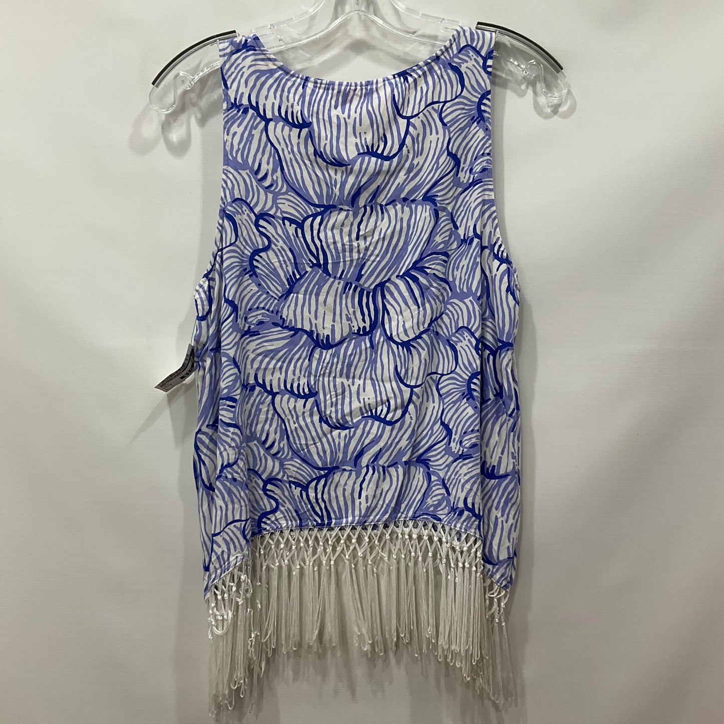 Blue Top Sleeveless Lilly Pulitzer, Size S