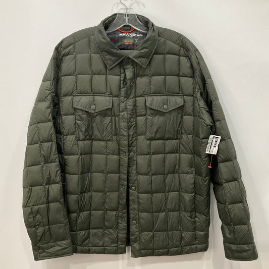 Coat Puffer & Quilted By HAWKE & CO In Green, Size: L