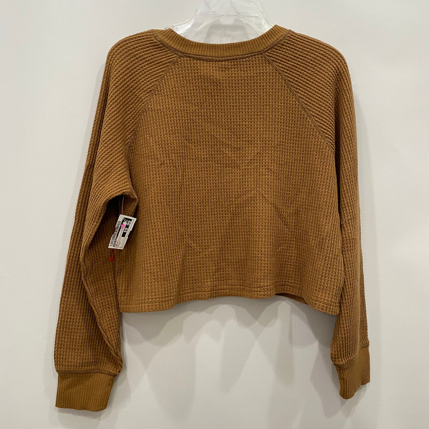 Top Long Sleeve By Old Navy In Brown, Size: M