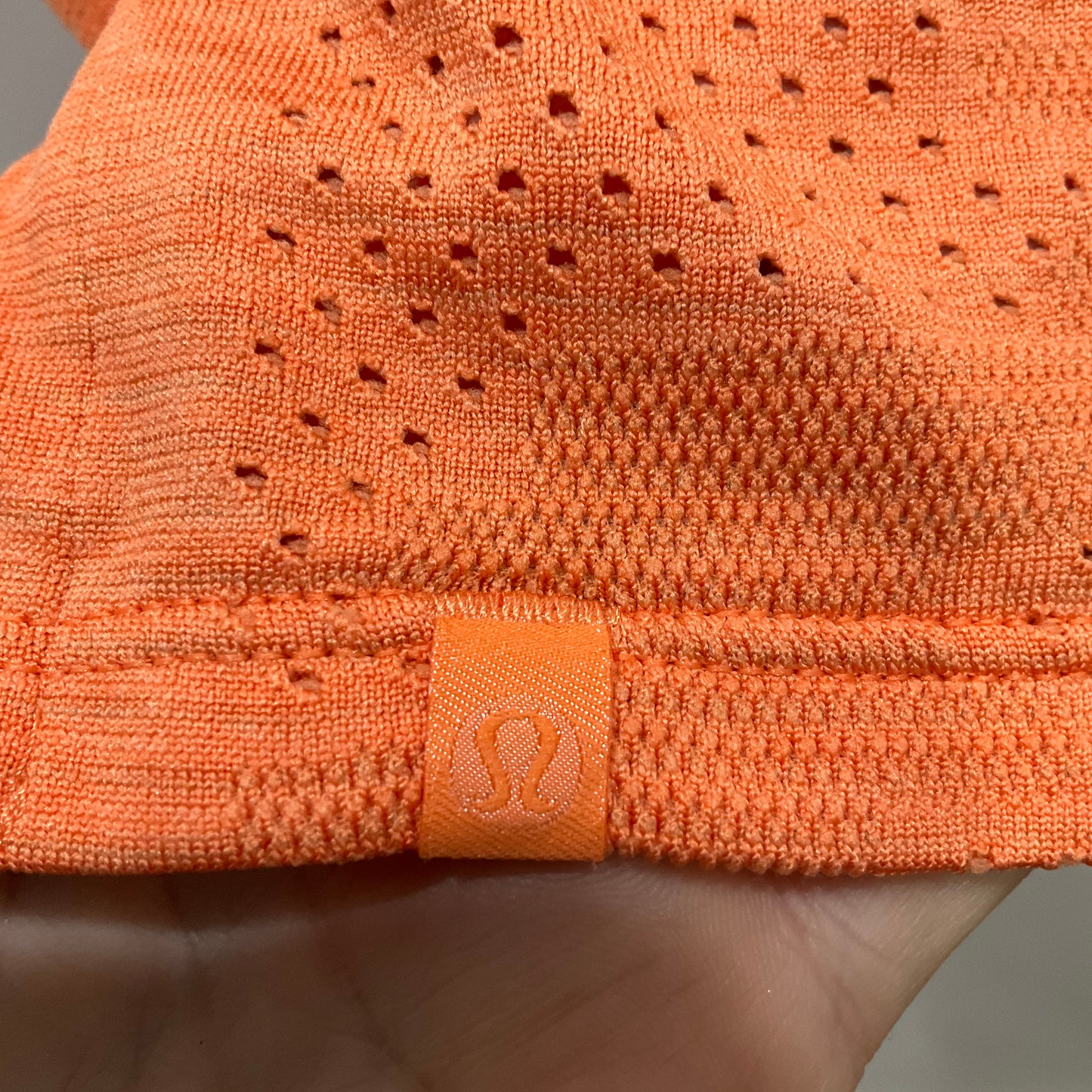 Athletic Tank Top By Lululemon In Orange, Size: 8