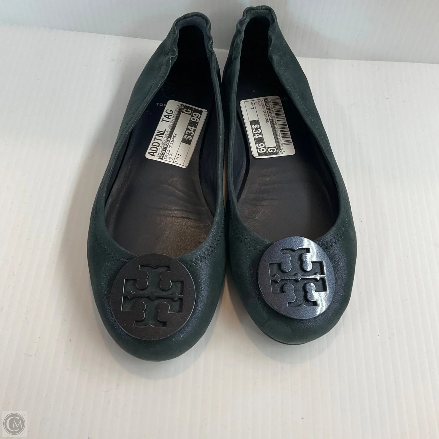 Shoes Designer By Tory Burch In Blue, Size: 7