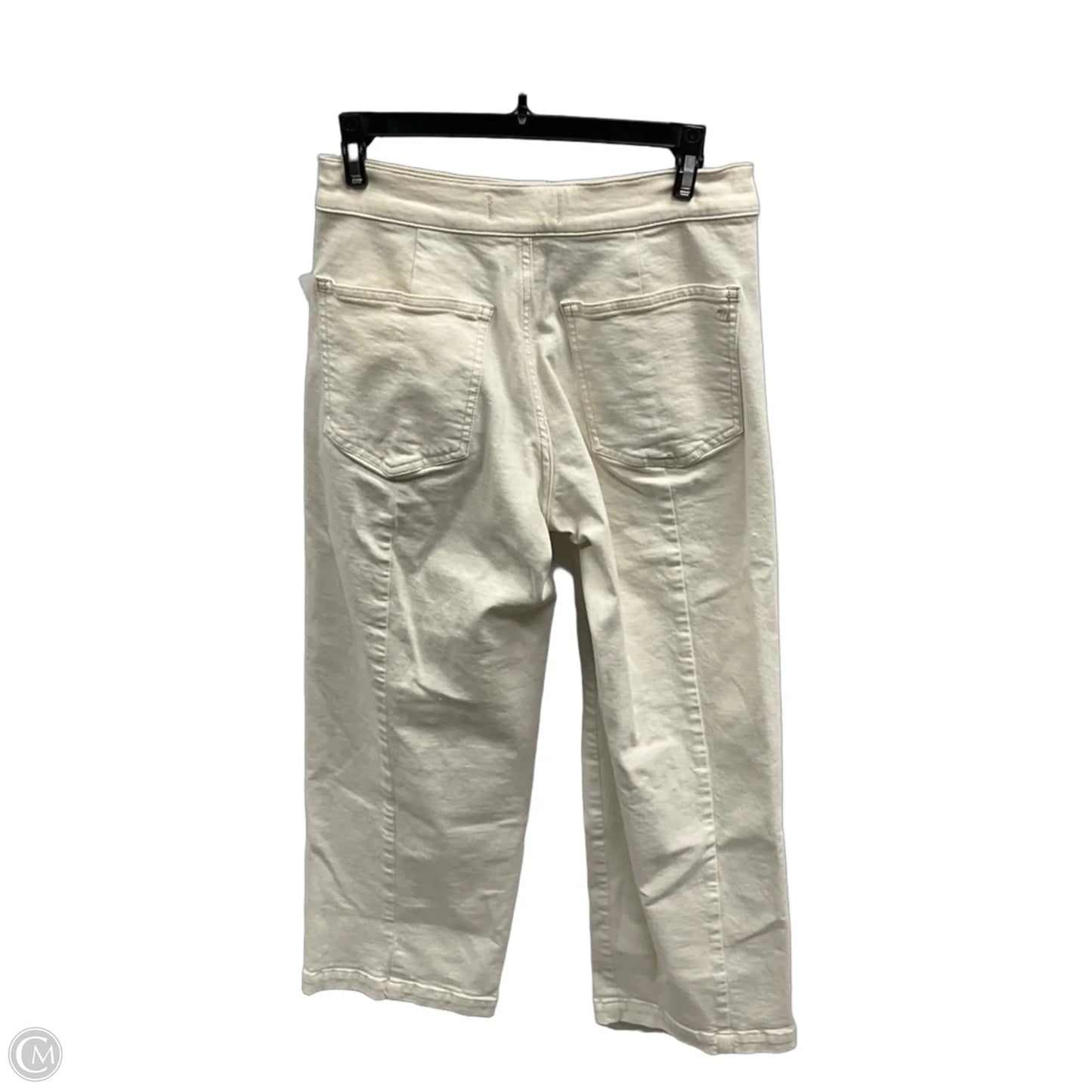 Jeans Wide Leg By Madewell In White, Size: 2