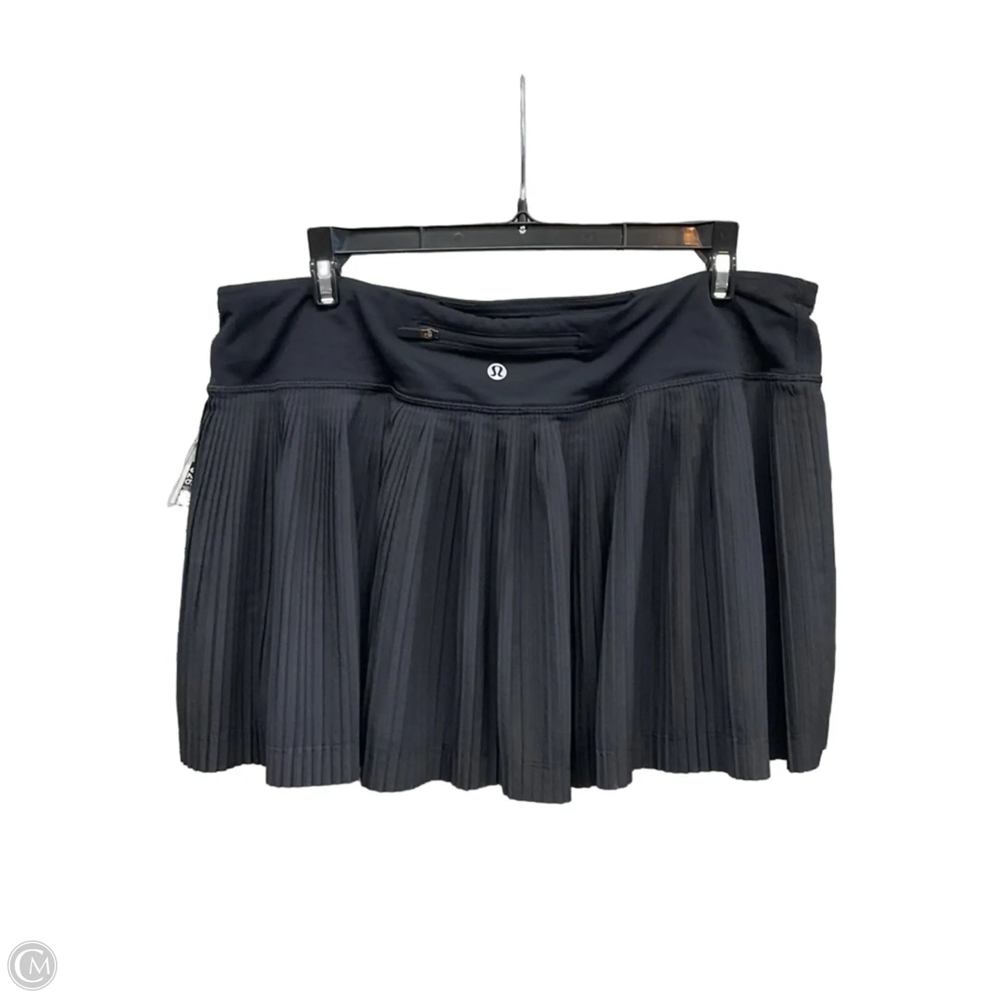Athletic Skort By Lululemon In Black, Size: 12
