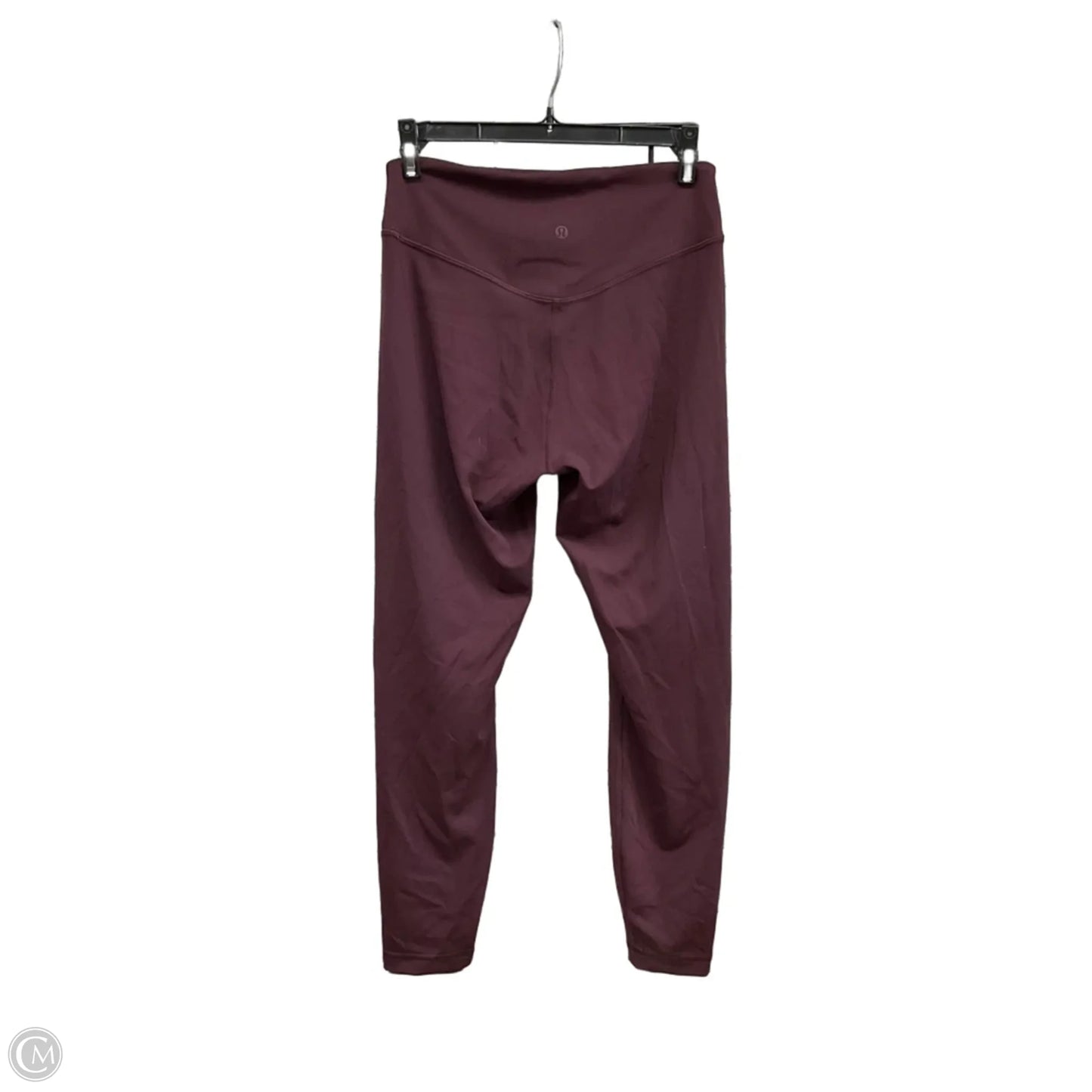 Athletic Leggings By Lululemon In Maroon, Size: 8