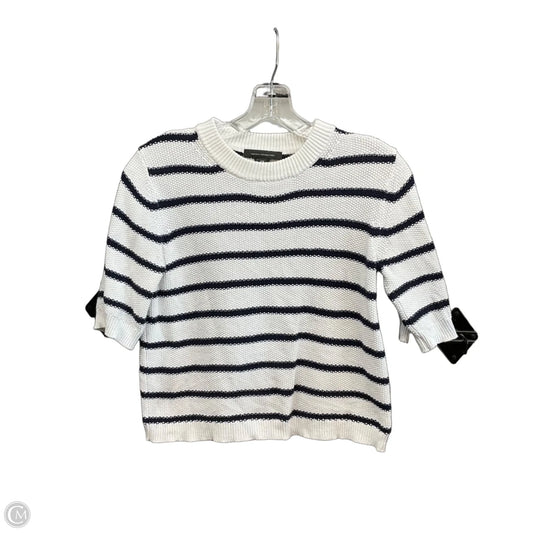 Sweater Short Sleeve By French Connection In White, Size: Xs