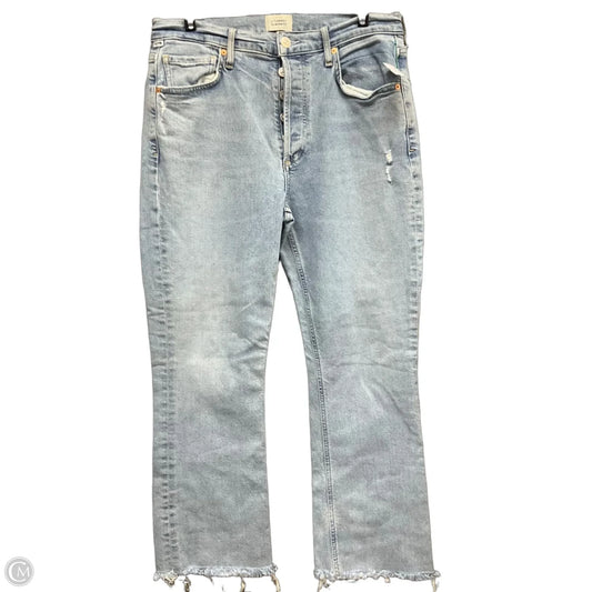 Jeans Straight By Citizens Of Humanity In Blue Denim, Size: 8