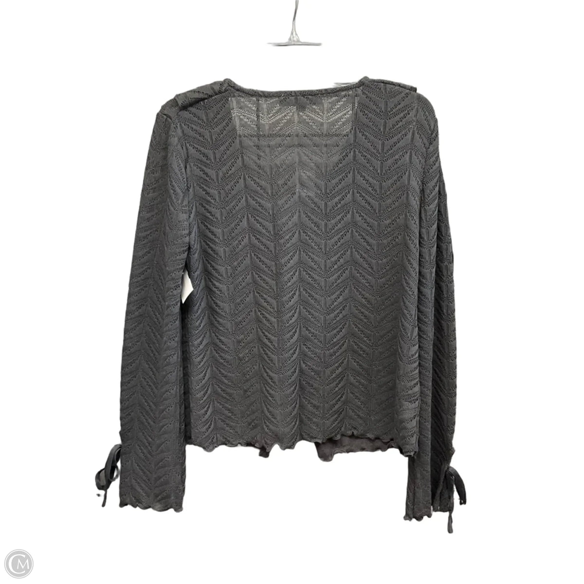 Top Long Sleeve By Loft In Grey, Size: M