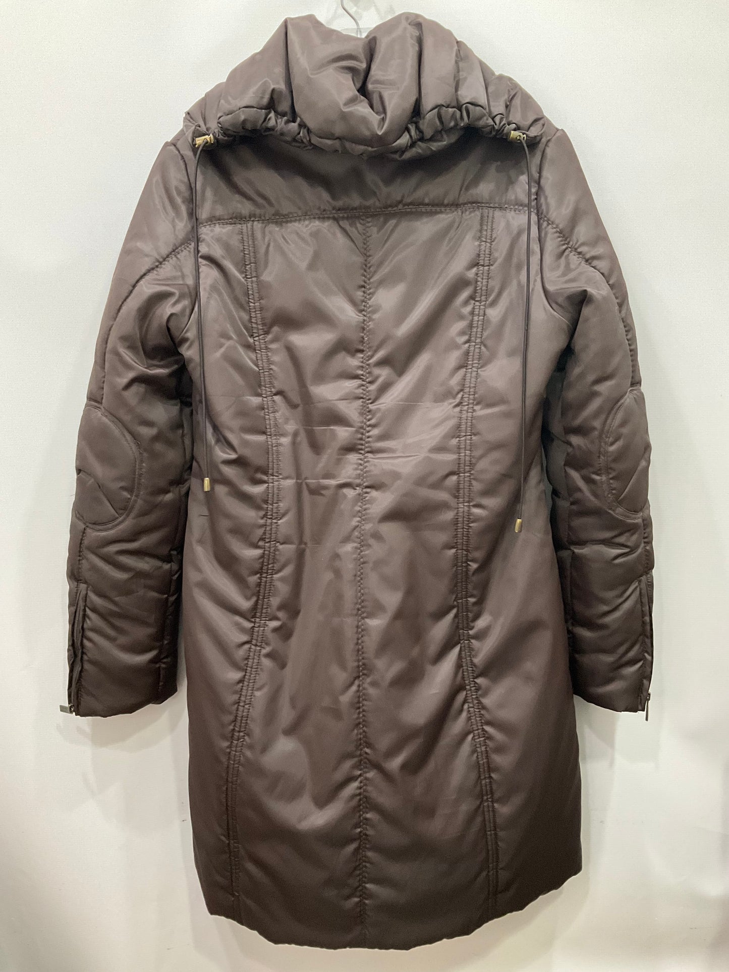 Coat Puffer & Quilted By Steve Madden In Brown, Size: M