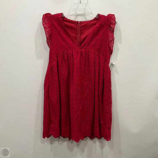 Dress Casual Short By Clothes Mentor In Red, Size: M