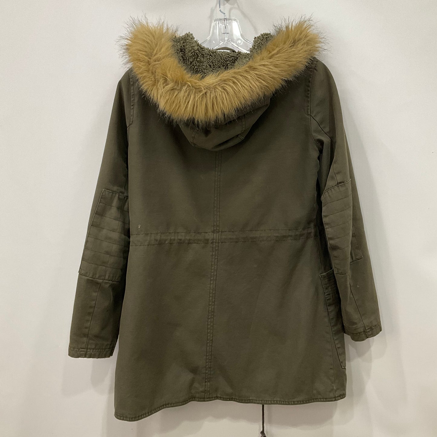 Coat Parka By Levis In Green, Size: S