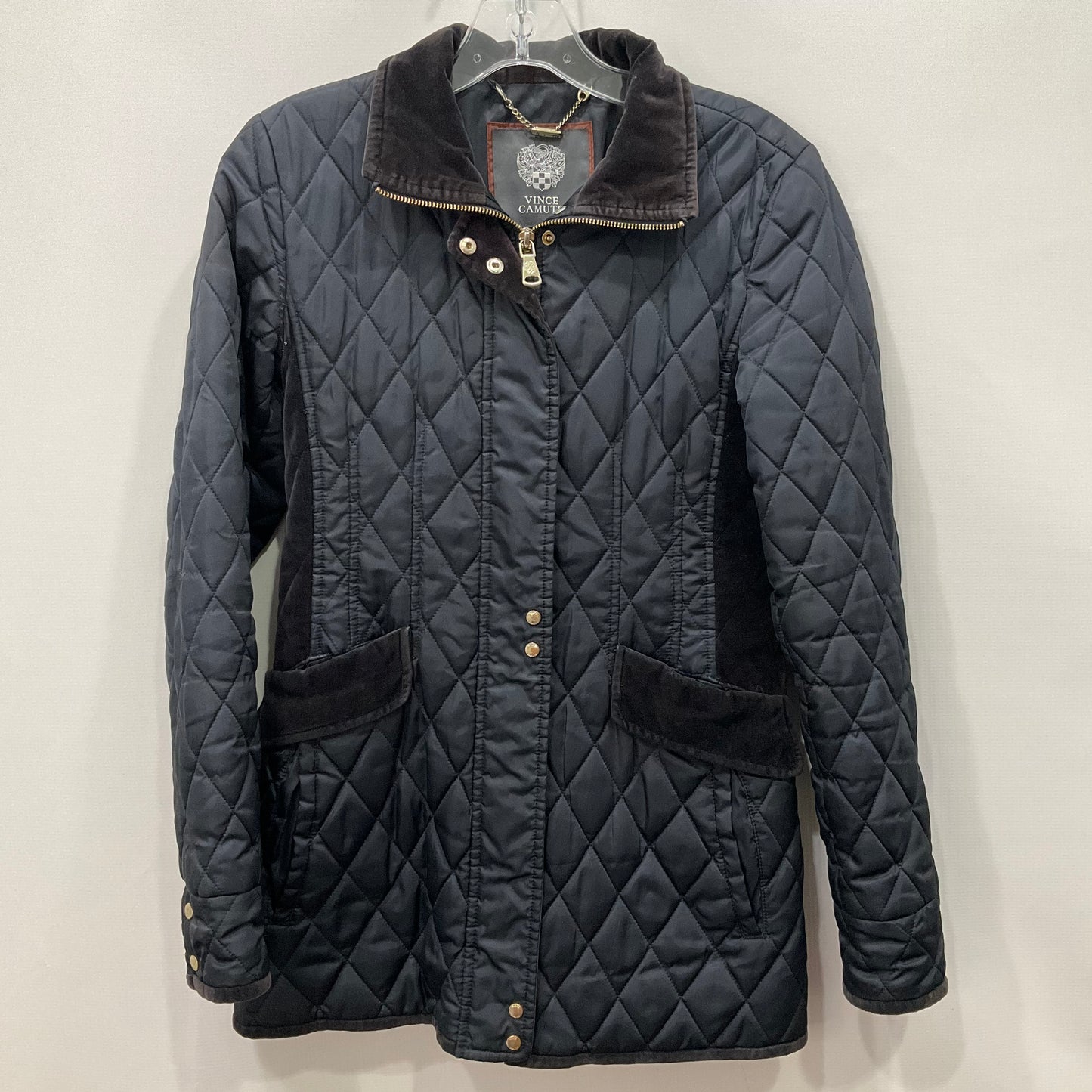 Coat Puffer & Quilted By Vince Camuto In Navy, Size: Xs