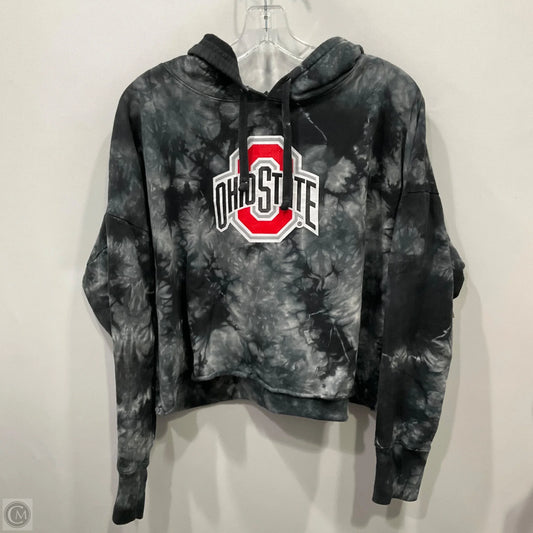 Sweatshirt Hoodie By Clothes Mentor In Grey, Size: S