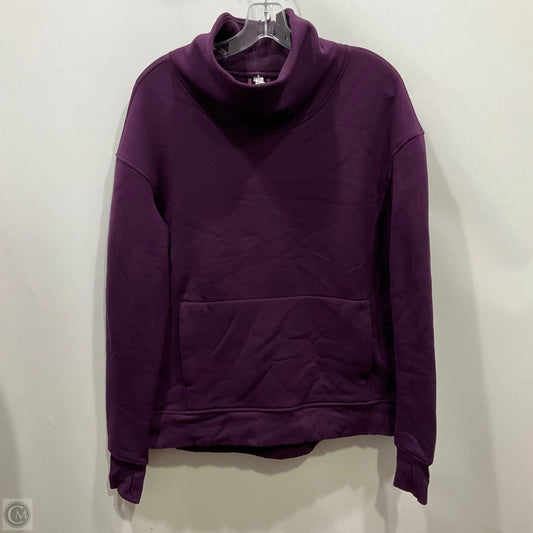 Athletic Sweatshirt Collar By Lululemon In Purple, Size: 10