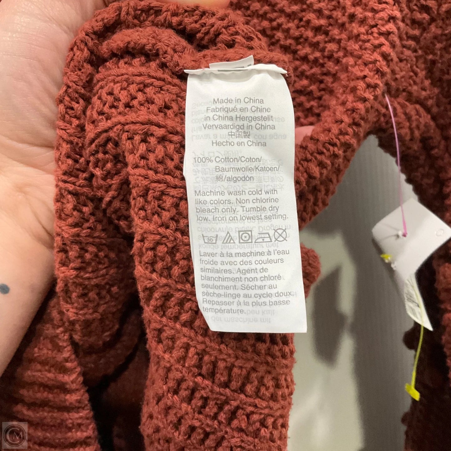 Sweater By Madewell In Red, Size: L