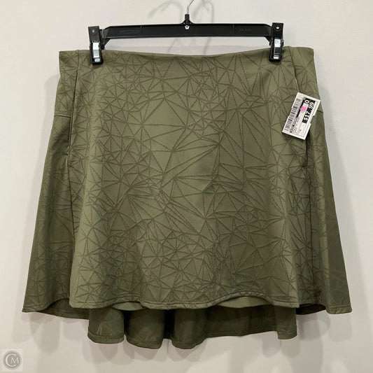 Athletic Skirt By Nike Apparel In Green, Size: M