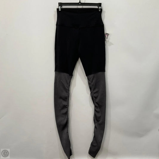Athletic Leggings By Alo In Black & Grey, Size: S