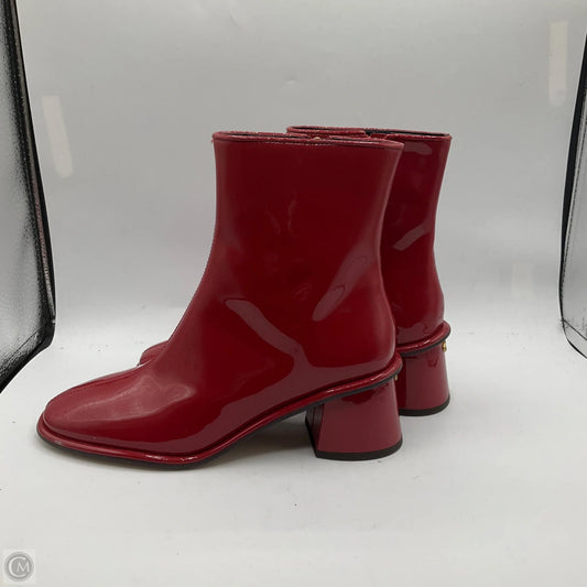 Boots Designer By Coach In Red, Size: 6