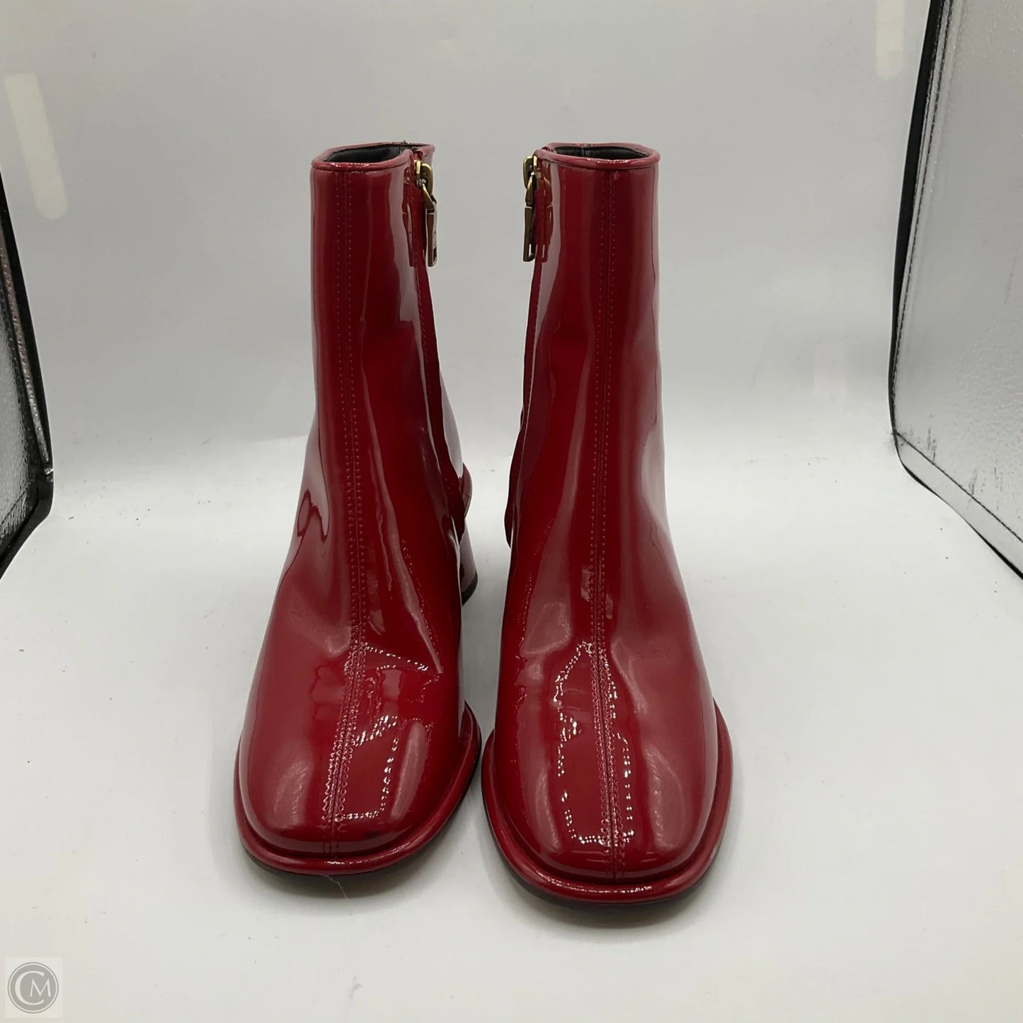 Boots Designer By Coach In Red, Size: 6