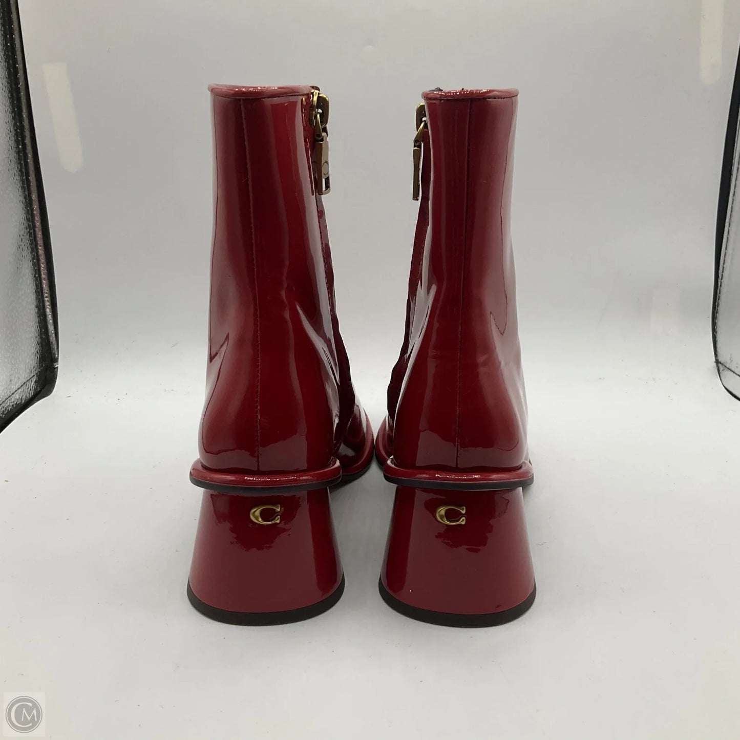 Boots Designer By Coach In Red, Size: 6