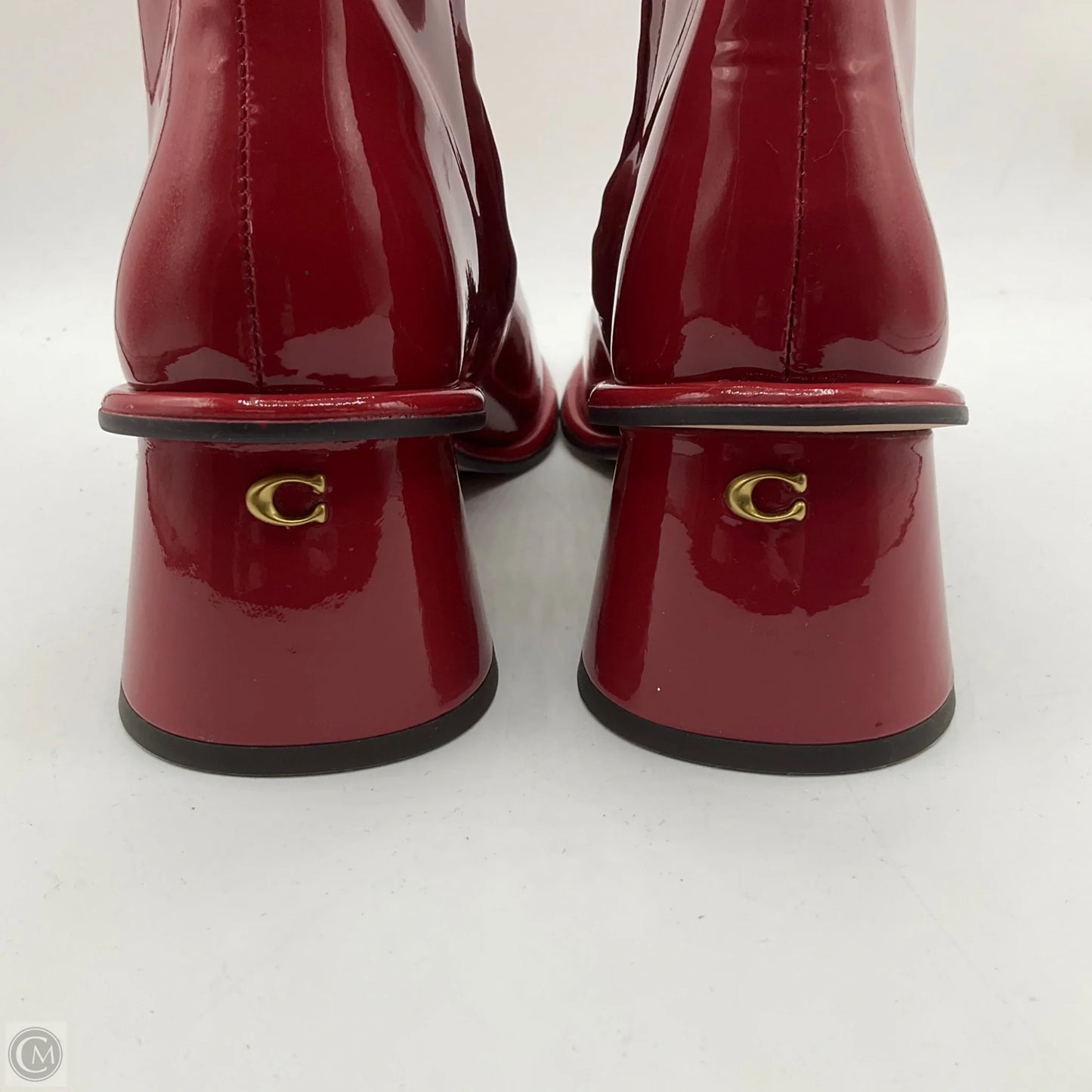 Boots Designer By Coach In Red, Size: 6